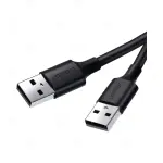 UGREEN USB 2.0 A ذكر إلى A ذكر كابل 2m (أسود)