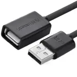 UGREEN USB 2.0 A ذكر إلى A أنثى كابل 1.5m (أسود)