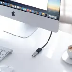 UGREEN USB 2.0 A ذكر إلى A أنثى كابل 2m (أسود)