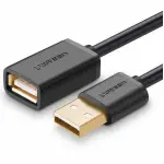 UGREEN USB 2.0 A ذكر إلى A أنثى كابل 3m (أسود)