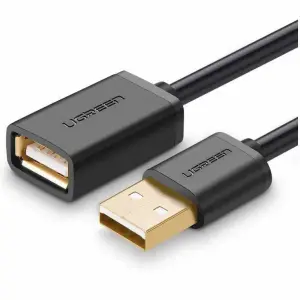 عرض UGREEN USB 2.0 A Male to A Female Cable 3m (Black)