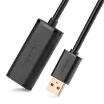 UGREEN USB 2.0 كابل تمديد نشط مع Chipset 5m (أسود)