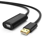 UGREEN USB 2.0 كابل تمديد نشط مع Chipset 5m (أسود)