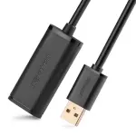 UGREEN USB 2.0 كابل تمديد نشط مع Chipset 10m (أسود)
