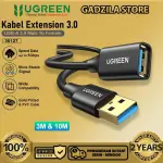 UGREEN USB 2.0 كابل تمديد نشط مع Chipset 10m (أسود)