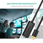 UGREEN USB 2.0 كابل تمديد نشط مع Chipset 10m (أسود)