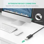 UGREEN USB 2.0 كابل تمديد نشط مع Chipset 10m (أسود)
