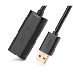 UGREEN USB 2.0 كابل تمديد نشط مع Chipset 15m (أسود)
