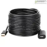 UGREEN USB 2.0 كابل تمديد نشط مع Chipset 15m (أسود)