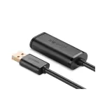 UGREEN USB 2.0 كابل تمديد نشط مع Chipset 15m (أسود)