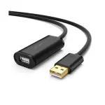 UGREEN USB 2.0 كابل تمديد نشط مع Chipset 20m (أسود)