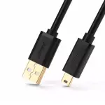 UGREEN USB 2.0 A ذكر إلى Mini 5Pin ذكر كابل 0.25m (أسود)