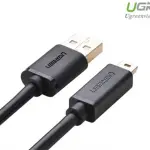 UGREEN USB 2.0 A ذكر إلى Mini 5Pin ذكر كابل 0.50m (أسود)