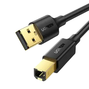 UGREEN USB 2.0 AM إلى BM نشط كابل طابعة 15M