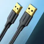 UGREEN USB-A 3.0 كابل ذكر إلى ذكر 0.5m (أسود)