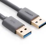 UGREEN USB-A 3.0 كابل ذكر إلى ذكر 1m (أسود)