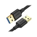 UGREEN USB-A 3.0 كابل ذكر إلى ذكر 1m (أسود)