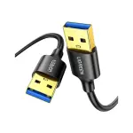 UGREEN USB-A 3.0 كابل ذكر إلى ذكر 2m (أسود)