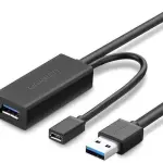 UGREEN USB 2.0 AM إلى BM نشط كابل طابعة 10M