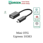 UGREEN Mini USB 5Pin ذكر إلى USB 2.0 A أنثى OTG كابل 10CM