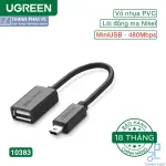 UGREEN Mini USB 5Pin ذكر إلى USB 2.0 A أنثى OTG كابل 10CM