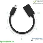UGREEN Mini USB 5Pin ذكر إلى USB 2.0 A أنثى OTG كابل 10CM
