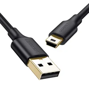 UGREEN USB 2.0 A ذكر إلى Mini 5Pin ذكر كابل 1.5m (أسود)