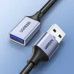 UGREEN USB 3.0 كابل تمديد غلاف ألمنيوم 1m (أسود)