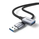 UGREEN USB 3.0 كابل تمديد غلاف ألمنيوم 1m (أسود)