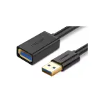UGREEN USB 3.0 كابل تمديد غلاف ألمنيوم 2m (أسود)