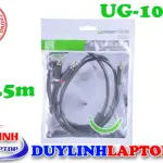 UGREEN 3.5mm ذكر إلى 2RCA ذكر كابل صوت 1.5m (رمادي)