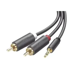 عرض UGREEN 3.5mm Male to 2RCA Male Audio Cable 5m (Gray)