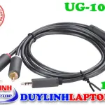 UGREEN 3.5mm ذكر إلى 2RCA ذكر كابل صوت 10m (رمادي)
