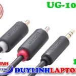 UGREEN 3.5mm ذكر إلى 2RCA ذكر كابل صوت 10m (رمادي)