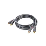 UGREEN 2RCA ذكر إلى 2RCA ذكر كابل 1.5m (أسود)