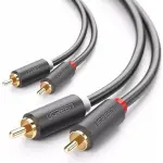 UGREEN 2 RCA ذكر إلى 2 RCA ذكر كابل صوت 3M