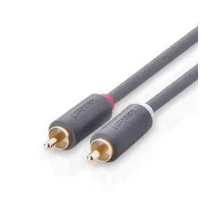 UGREEN 2 RCA ذكر إلى 2 RCA ذكر كابل صوت 5M