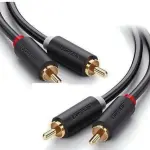UGREEN 2 RCA ذكر إلى 2 RCA ذكر كابل صوت 5M