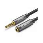 UGREEN 3.5mm ذكر إلى 3.5mm أنثى كابل تمديد 5m (أسود)
