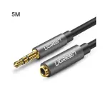 UGREEN 3.5mm ذكر إلى 3.5mm أنثى كابل تمديد 5m (أسود)