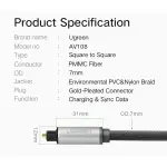 UGREEN Toslink ضوئي كابل صوت 1.5m