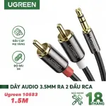 UGREEN 3.5mm Male To 2 RCA Male Cable 1.5M