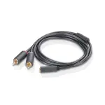 UGREEN 3.5mm أنثى إلى 2 RCA ذكر كابل صوت 1M