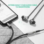 UGREEN 3.5mm ذكر إلى 3.5mm أنثى كابل تمديد 3m (أسود)