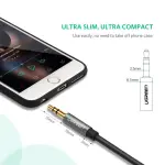 UGREEN 3.5mm ذكر إلى 3.5mm أنثى كابل تمديد 3m (أسود)