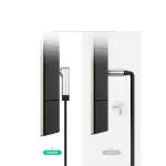 UGREEN 3.5mm ذكر إلى ذكر Angled كابل مسطح 1.5m