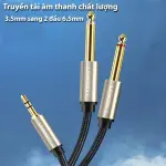 UGREEN 3.5mm TRS to Dual 6.35mm TS Audio Cable 3m (Gray)