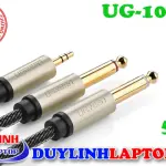 UGREEN 3.5mm TRS to Dual 6.35mm TS Audio Cable 5m (Gray)