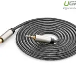 UGREEN 3.5mm إلى 6.35mm TRS ستيريو كابل صوت 3m (رمادي)