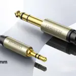 UGREEN 3.5mm إلى 6.35mm TRS ستيريو كابل صوت 3m (رمادي)